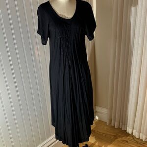 Elegant Black Boho Maxi Dress